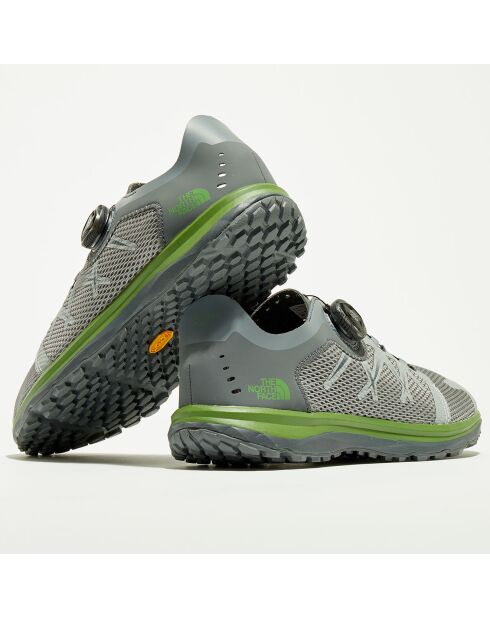 Sneakers trekking Litewave Flow Boa gris/vert